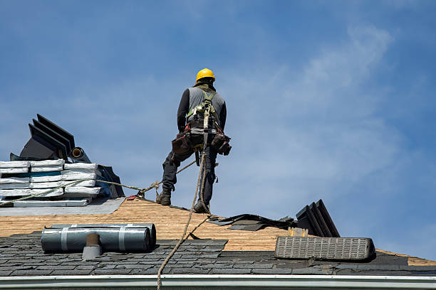Professional Gutter Installation technician working in Lemon Grove, CA